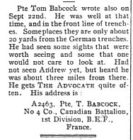 Paisley Advocate, October 14, 1915